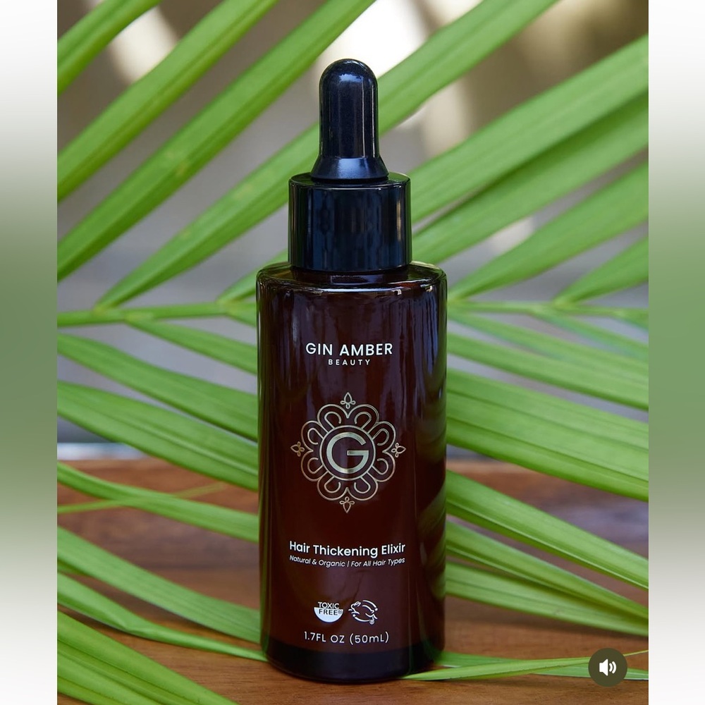 GIN AMBER BEAUTY HAIR THICKENING ELIXIR